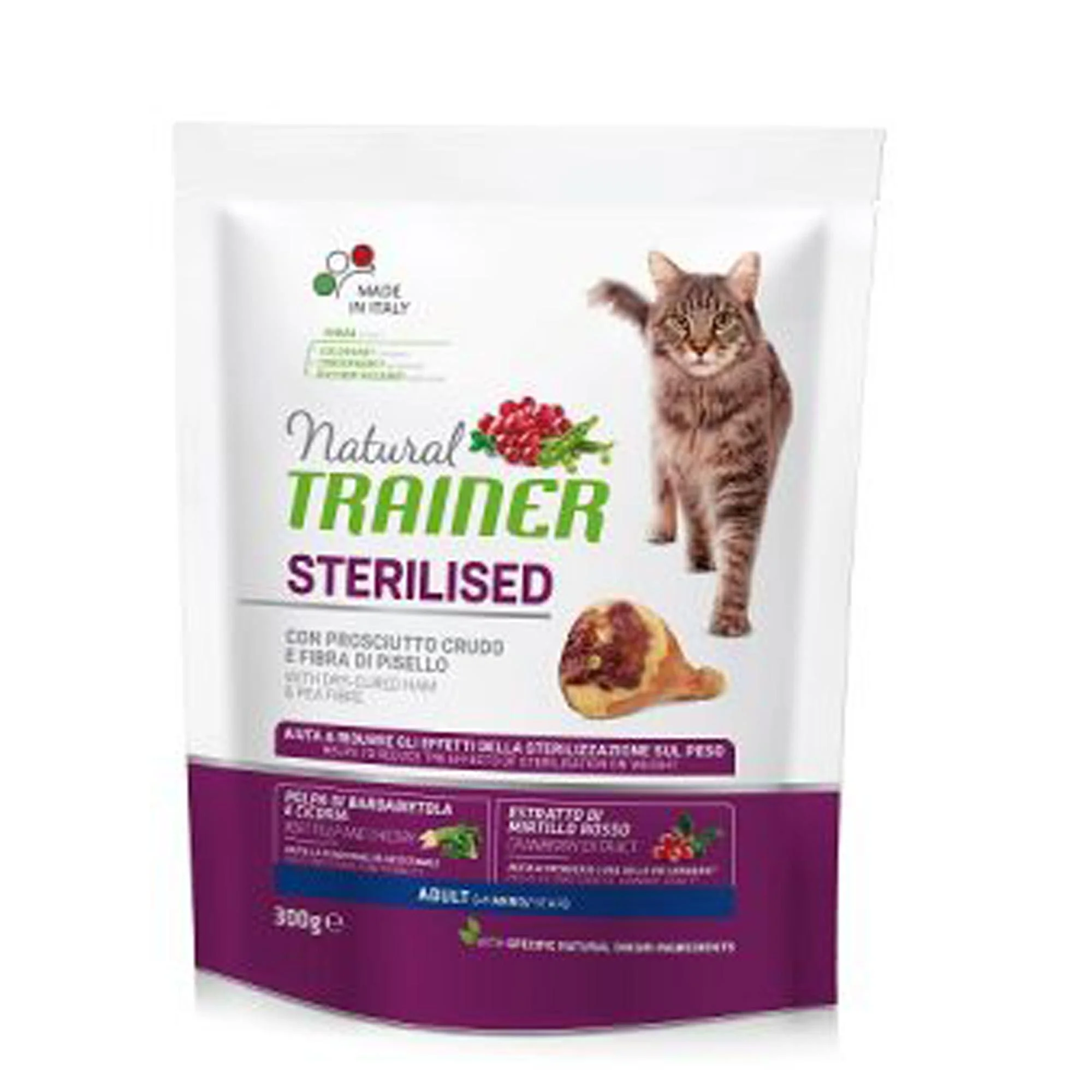 Φωτογραφία προϊόντος: Natural Trainer Adult Sterilised -Prosciutto 300G