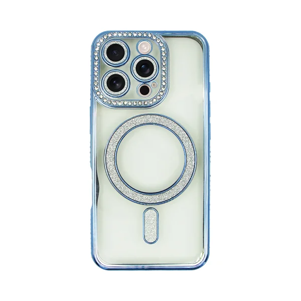 Φωτογραφία προϊόντος: Vivid Magsafe Strass and Glitter Case Apple iPhone 16 Pro Transparent