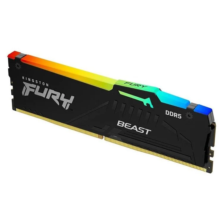 Φωτογραφία προϊόντος: KINGSTON Memory KF556C40BB2A-32 FURY Beast Black RGB DDR5, 5600MT/s, 32GB