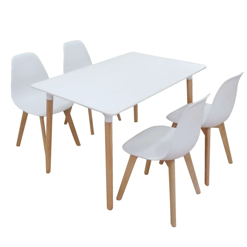 Φωτογραφία προϊόντος: Σετ Τραπεζαρίας Loft Plus White Randy 5τμχ 120Χ80X72εκ.
