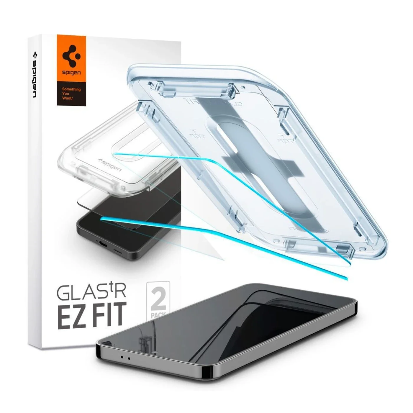 Φωτογραφία προϊόντος: Spigen 2.5D Τζαμάκι Προστασίας για Galaxy S24 / S25 2τμχ