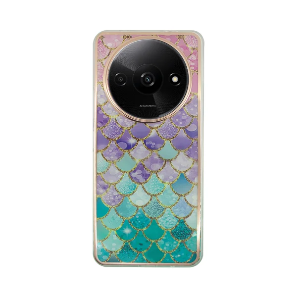 Φωτογραφία προϊόντος: Vivid Mermaid Scale Silicone Case Redmi A3 Colorful