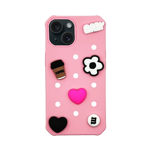 Φωτογραφία προϊόντος: Vivid Silicone Pins Case Apple iPhone 15 Pink