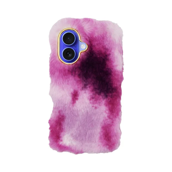 Φωτογραφία προϊόντος: Vivid Fluffy Plush Case Apple iPhone 16 Pink