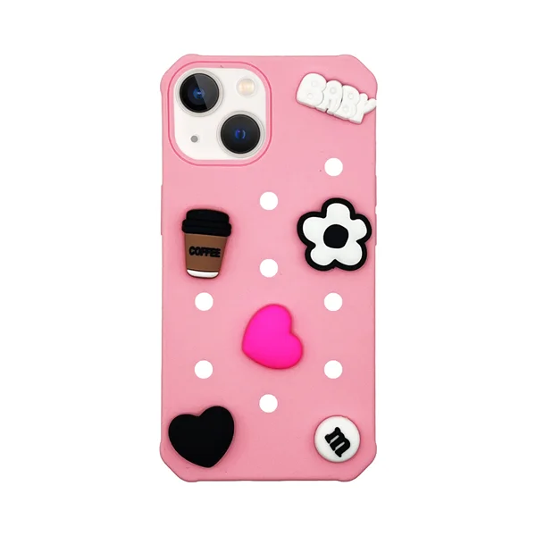 Φωτογραφία προϊόντος: Vivid Silicone Pins Case Apple iPhone 13 Pink