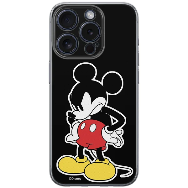 Φωτογραφία προϊόντος: Disney Case Apple iPhone 15 Pro Mickey Full Print Angry Black