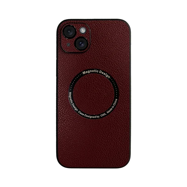 Φωτογραφία προϊόντος: Vivid Magsafe Leather Case Apple iPhone 15 Plus Purple