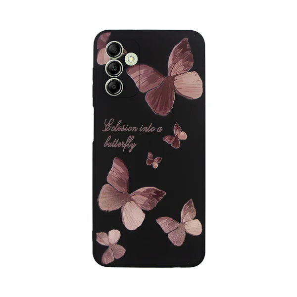 Φωτογραφία προϊόντος: Vivid Silicone Case Samsung Galaxy A13 5G Butterfly Black/Pink
