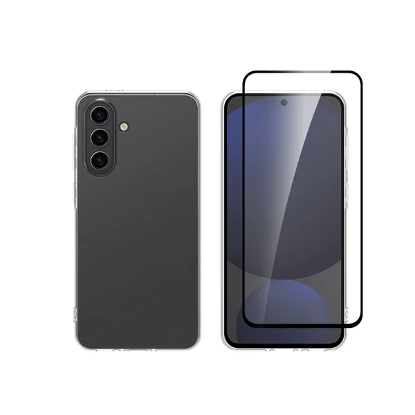 Φωτογραφία προϊόντος: Vivid Set Gelly Case + Full Face Tempered Glass Samsung Galaxy A36 Black