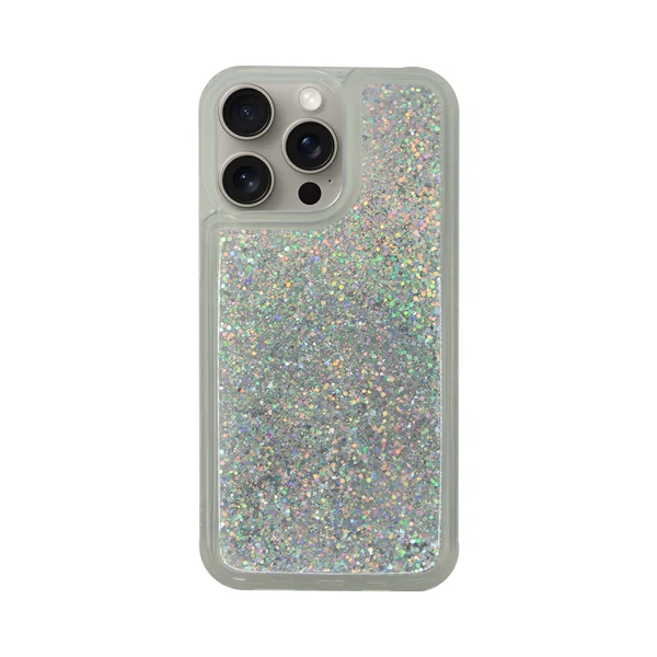 Φωτογραφία προϊόντος: Vivid Liquid Glitter Case Apple iPhone 15 Pro Max Silver