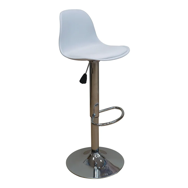 Φωτογραφία προϊόντος: Σκαμπό Μπάρ 2τμχ Bar92 White Pu/Pp 37x33x102εκ.