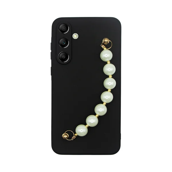 Φωτογραφία προϊόντος: Vivid Silicone Case Pearl Chain Samsung Galaxy A14 4G/5G Black