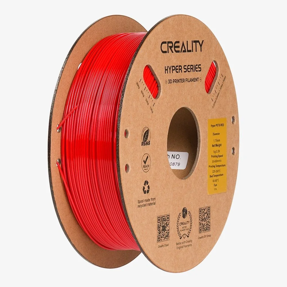 Φωτογραφία προϊόντος: Creality Hyper-PETG Red 3D Printer Filament, fast print, chemical sunlight resist. 1kg 1.78