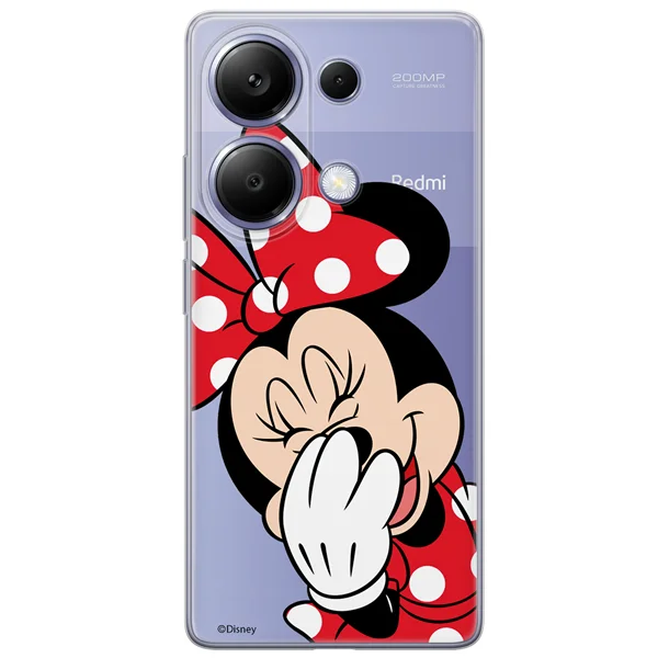 Φωτογραφία προϊόντος: Disney Case Redmi Note 13 Pro Minnie Partial Print Smiley Transparent