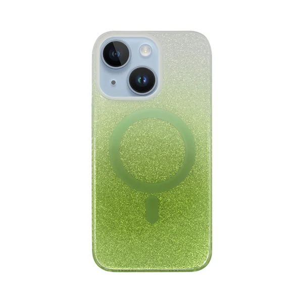 Φωτογραφία προϊόντος: Vivid Magsafe Glitter Shine Case Apple iPhone 15 Plus Green