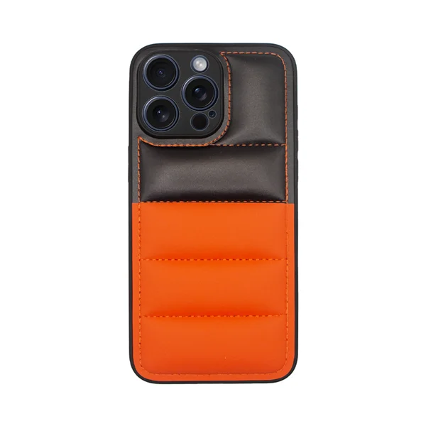 Φωτογραφία προϊόντος: Vivid Puffer Back Cover Apple iPhone 15 Pro Max Orange/Black