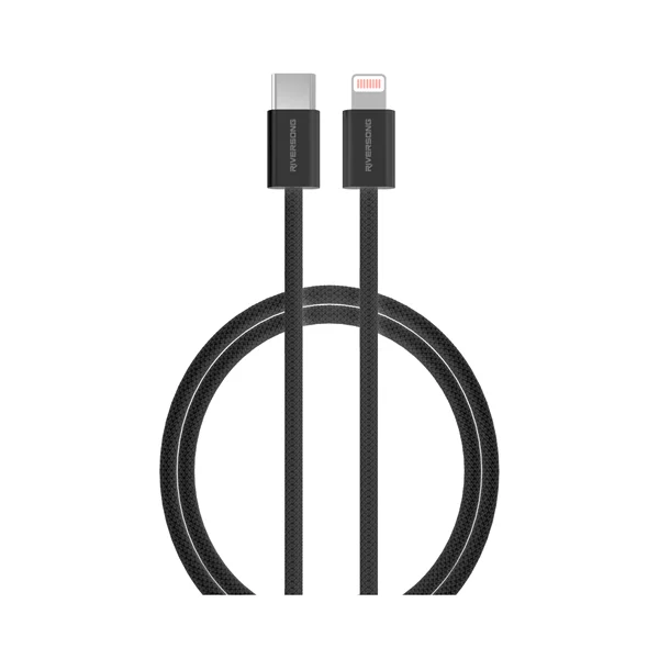 Φωτογραφία προϊόντος: Riversong Cable Type-C to Lightning 27W Lotus 10 1m Black (CL53BL)