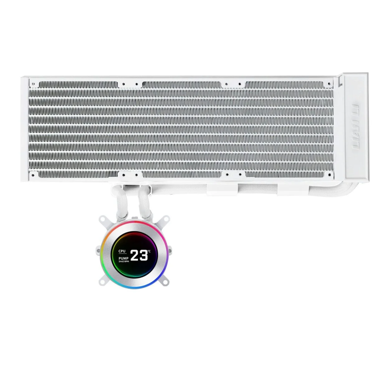 Φωτογραφία προϊόντος: Lian Li HydroShift II LCD-C 360 No Fans White - AIO CPU Liquid Cooler