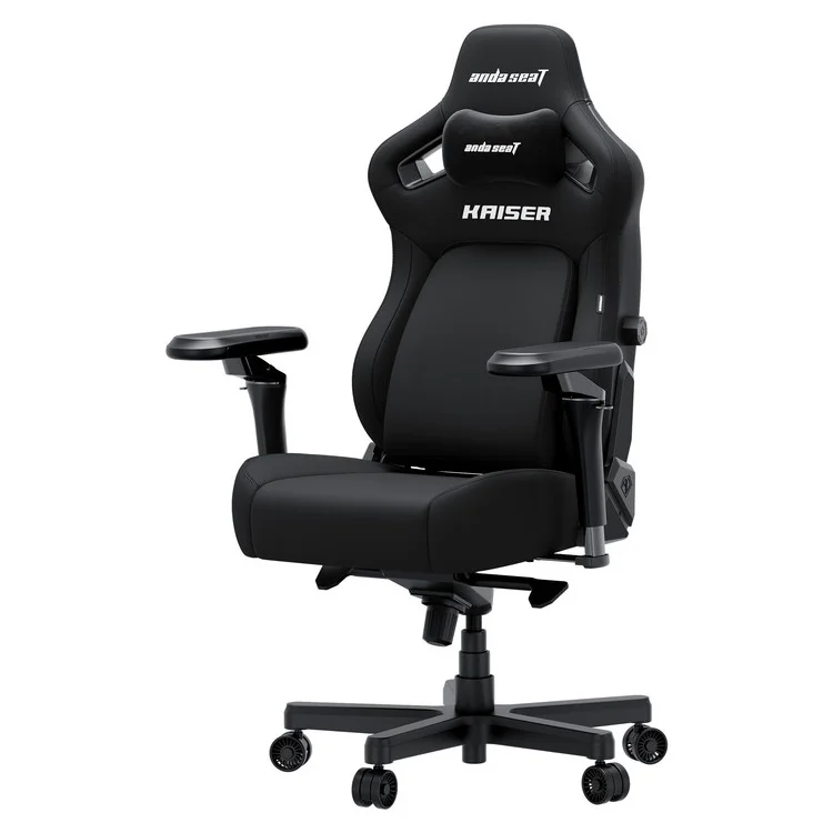 Φωτογραφία προϊόντος: ANDA SEAT Gaming Chair KAISER-4 V2 XL Black Fabric with 6D Armrest