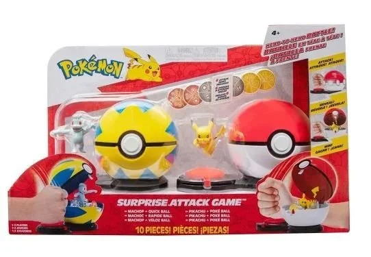 Φωτογραφία προϊόντος: ΟΕΜ Jazwares Pokemon Παιχνίδι Μάχης 2τεμ Pikachu vs Machop (JW002474-B/3)