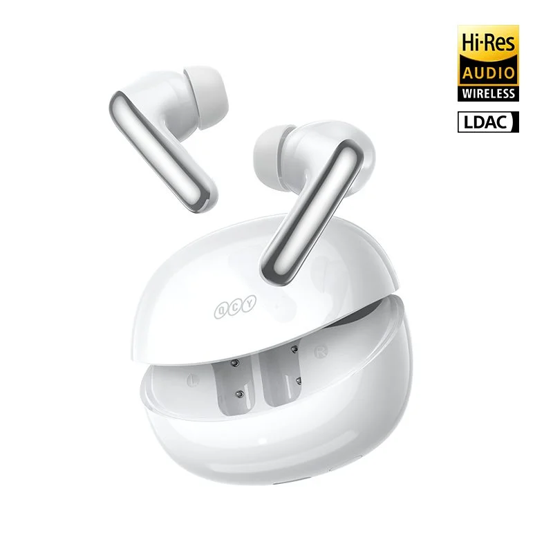 Φωτογραφία προϊόντος: QCY MeloBuds N60 White - Hi-Res LDAC TWS BT ANC Earbuds 45h Fast Charge IPX5 Multipoint connection