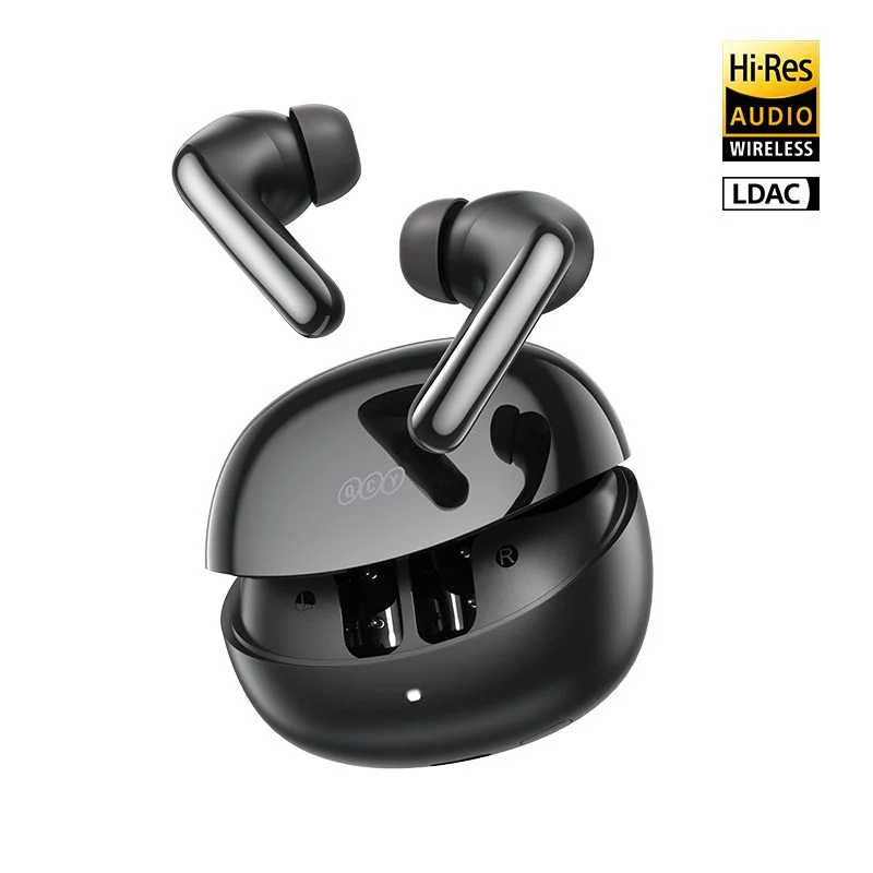 Φωτογραφία προϊόντος: QCY MeloBuds N60 Black - Hi-Res LDAC TWS BT ANC Earbuds 45h Fast Charge IPX5 Multipoint connection