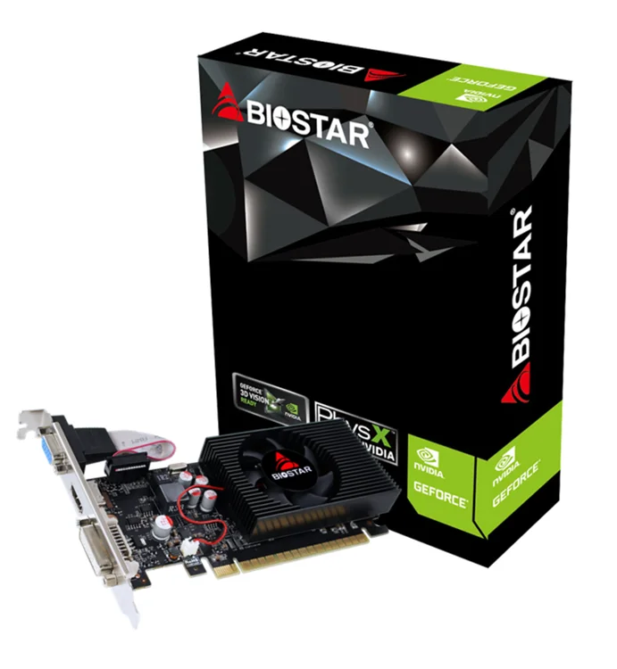 Φωτογραφία προϊόντος: BIOSTAR VGA GeForce GT730 VN7313TH41-TBARL-BS2, GDDR3 4GB, 128bit