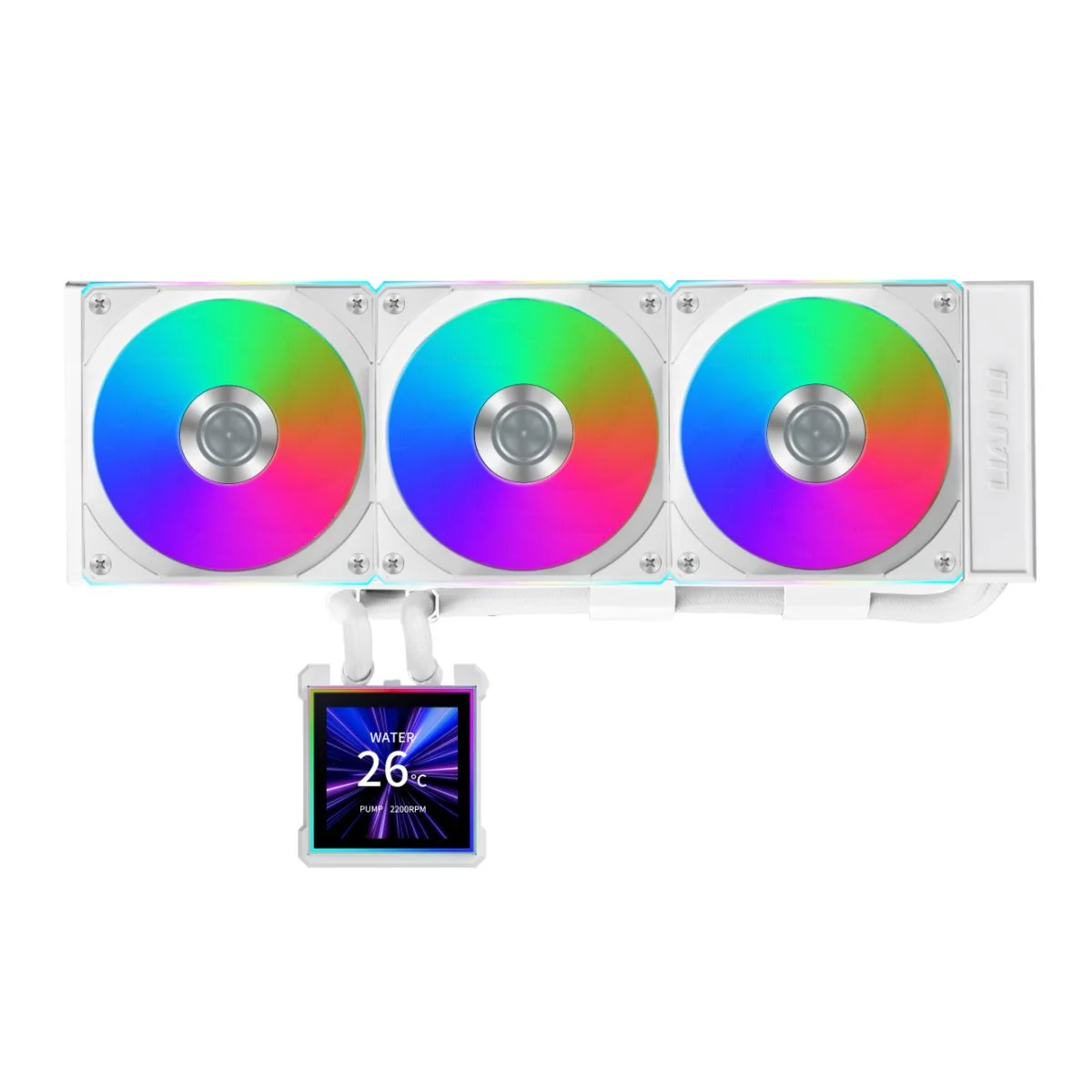 Φωτογραφία προϊόντος: Lian Li Hydroshift II LCD-S 360CL White - RGB AIO CPU Cooler - 3.4" Screen - 1851/1700, AM5/AM4