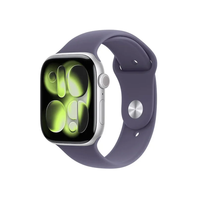 Φωτογραφία προϊόντος: Apple Watch Series 11 GPS 42mm Silver Aluminium Case with Purple Fog Sport Band - S/M