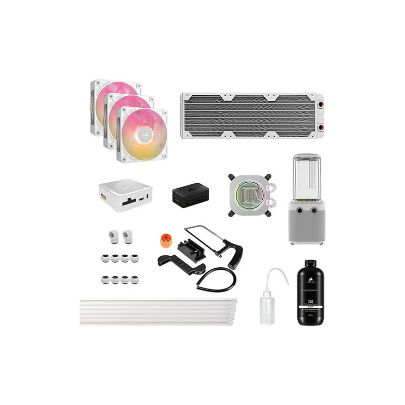 Φωτογραφία προϊόντος: CORSAIR HydroX XH505i iCUE LINK Custom Cooling Kit (White)