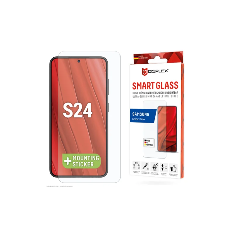 Φωτογραφία προϊόντος: Displex Smart Glass 2D Tempered Glass για Samsung Galaxy S24 / Samsung Galaxy S25