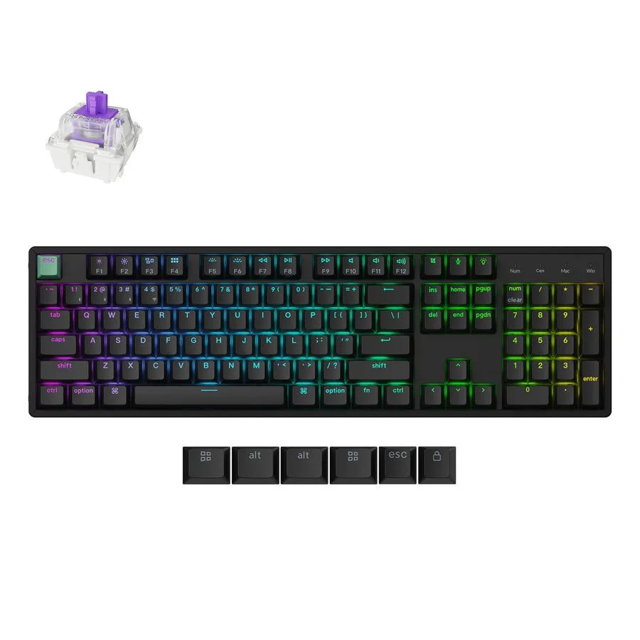 Φωτογραφία προϊόντος: Keychron K10 HE (K10H-J1) Shine-Through Wireless Magnetic Hall Effect RGB Keyboard 100% US Layout