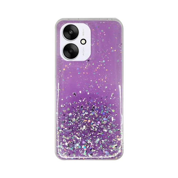 Φωτογραφία προϊόντος: Vivid Liquid Glitter Case Redmi 13C Purple/Multicolor