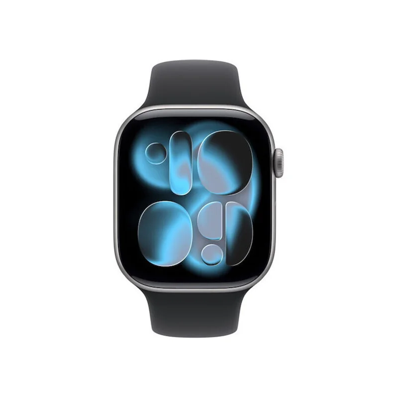 Φωτογραφία προϊόντος: Apple Watch Series 11 GPS + Cellular 46mm Space Grey Aluminium Case with Black Sport Band - M/L