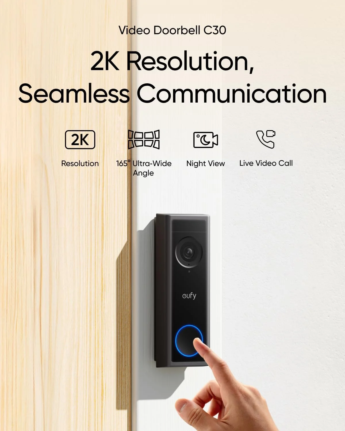 Φωτογραφία προϊόντος: ANKER Eufy Video Doorbell C30 Battery Powered,2K