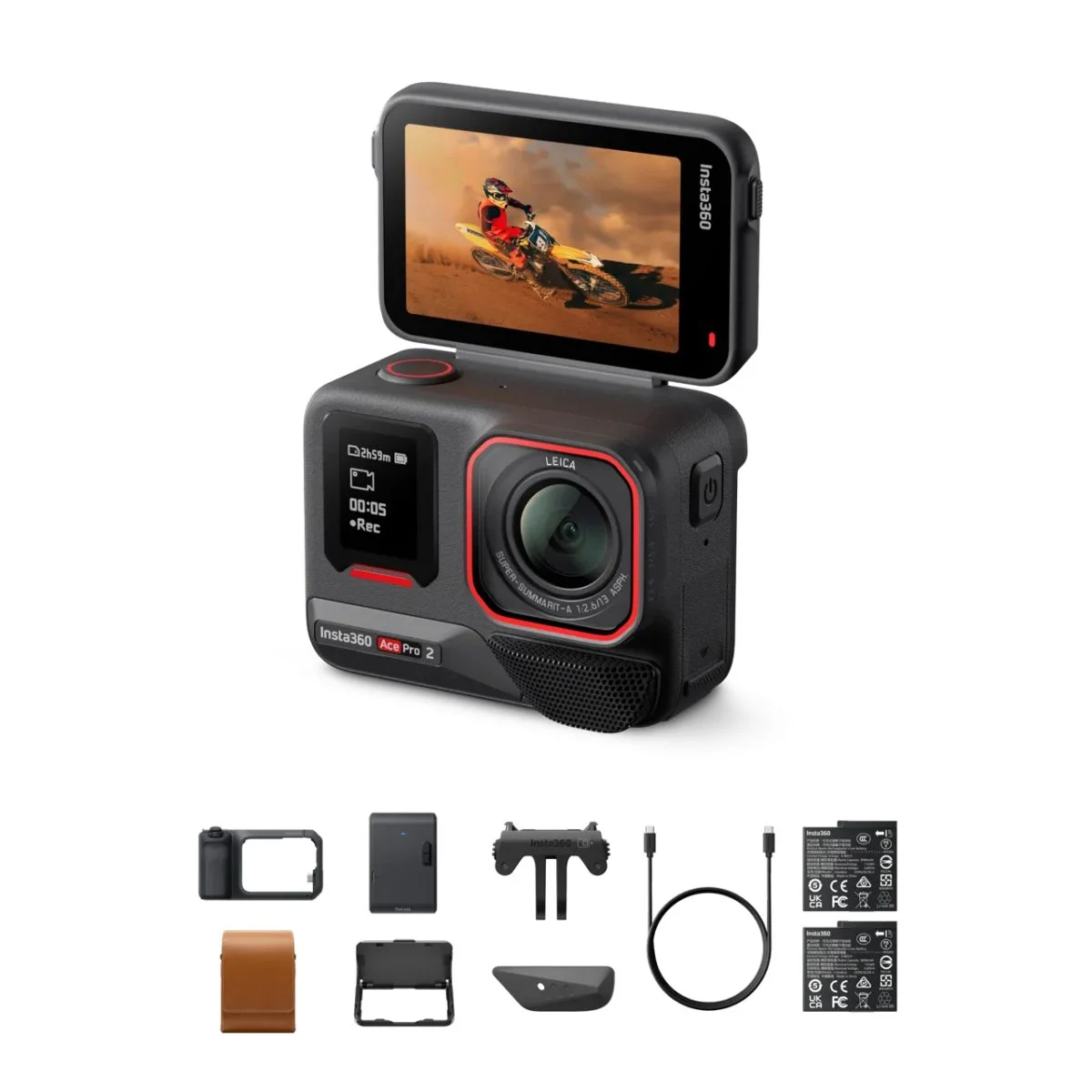 Φωτογραφία προϊόντος: Insta360 Ace Pro 2 Flash Print Bundle Action Camera - With pocket printer, prints instantly