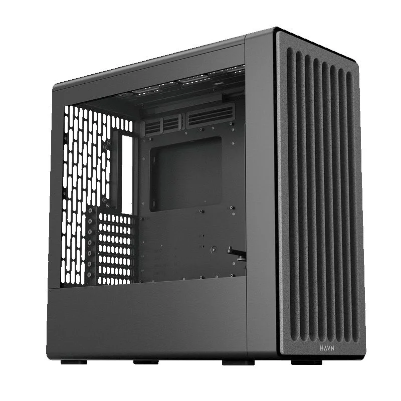 Φωτογραφία προϊόντος: Pro GamersWare HAVN BF 360 Black without fans - premium ATX mid-tower