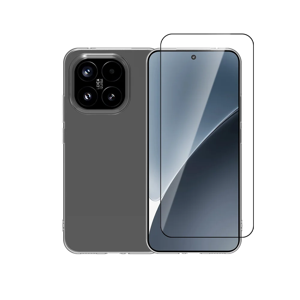 Φωτογραφία προϊόντος: Vivid Set Gelly Case + Full Face Tempered Glass Xiaomi 15T Black