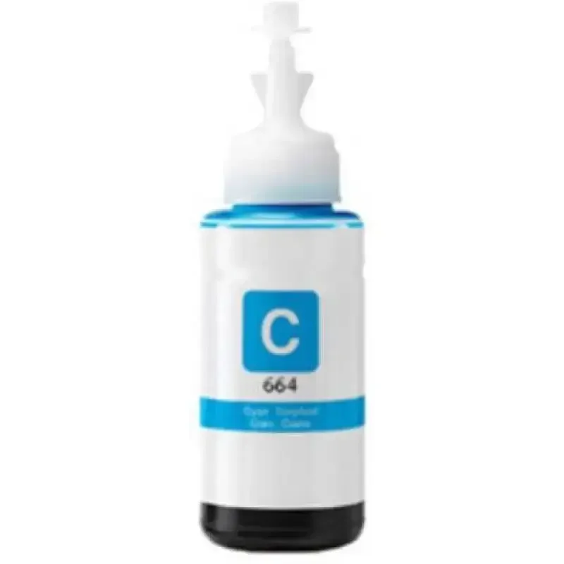 Φωτογραφία προϊόντος: Natural Toner Συμβατό μελάνι EPSON T6642 Cyan Ink Bottle (C13T66424A)