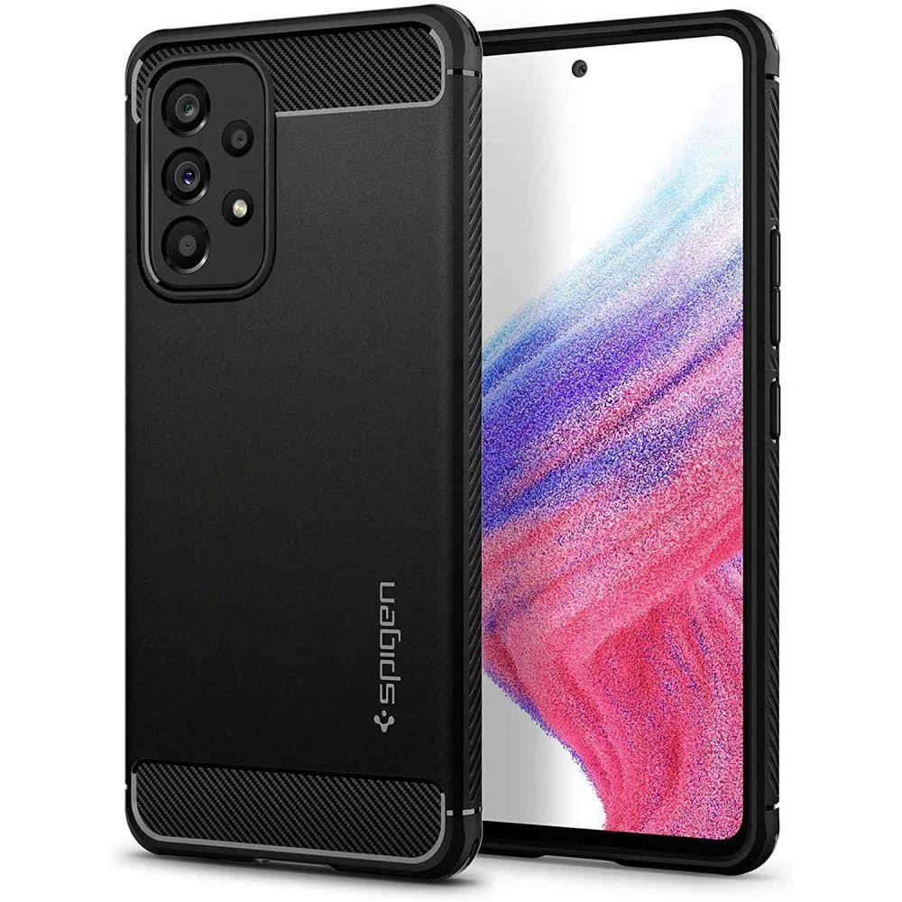 Φωτογραφία προϊόντος: Spigen Rugged Armor - Samsung Galaxy A53 5G - Μαύρο