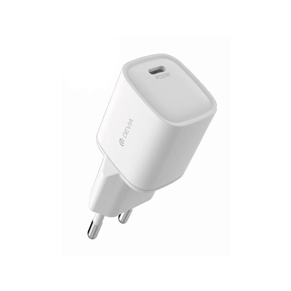 Φωτογραφία προϊόντος: DEVIA wall charger Smart Mini PD 20W 1x USB-C white