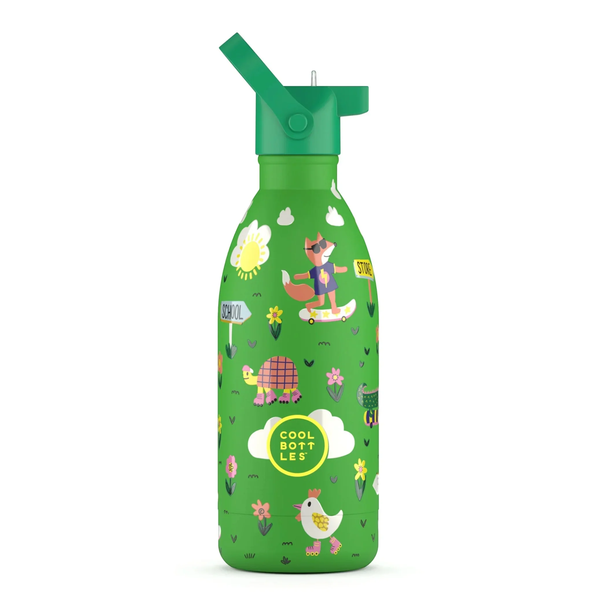 Φωτογραφία προϊόντος: COOL BOTTLES Ανοξείδωτο παιδικό μπουκάλι Rolling Skaters 500ml
