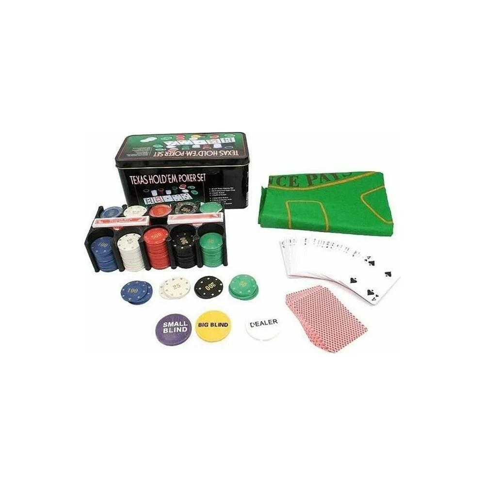 Φωτογραφία προϊόντος: Πόκερ μίνι σετ – Texas Hold Em Poker Set