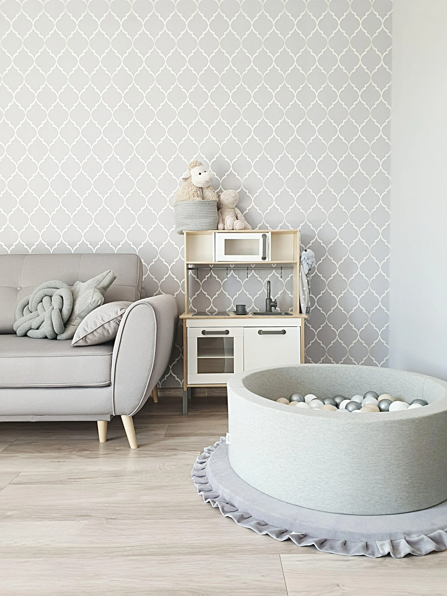 Φωτογραφία προϊόντος: Πισίνα με μπάλες light grey 30*90