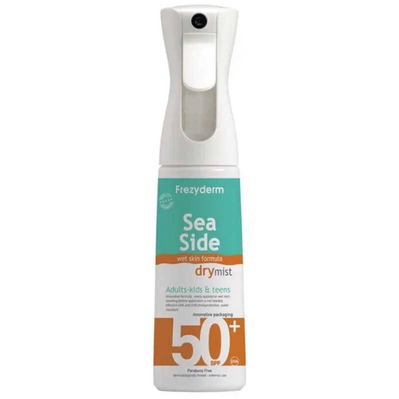 Φωτογραφία προϊόντος: FREZYDERM SUN Frezyderm Sea Side Dry Mist Spf 50+ Αντηλιακό Spray Με Πολύ Υψηλή Προστασία 300ml