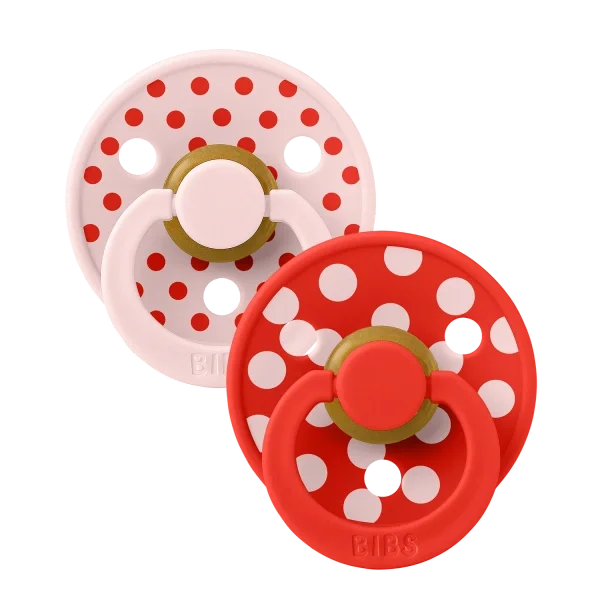 Φωτογραφία προϊόντος: BIBS STUDIO COLLECTION ΣΕΤ ΠΙΠΙΛΕΣ 2ΤΜΧ POLKA DOT CANDY APPLE/BLOSSOM No1