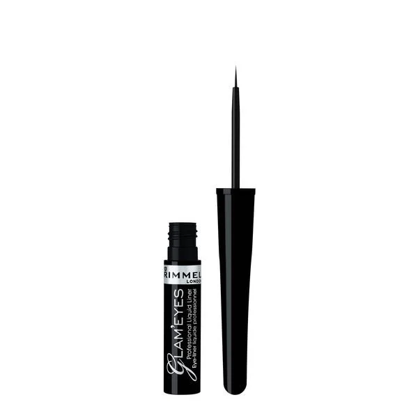 Φωτογραφία προϊόντος: Rimmel London Glam Eyes Liquid Liner 001 Black Glamour 3.5ml