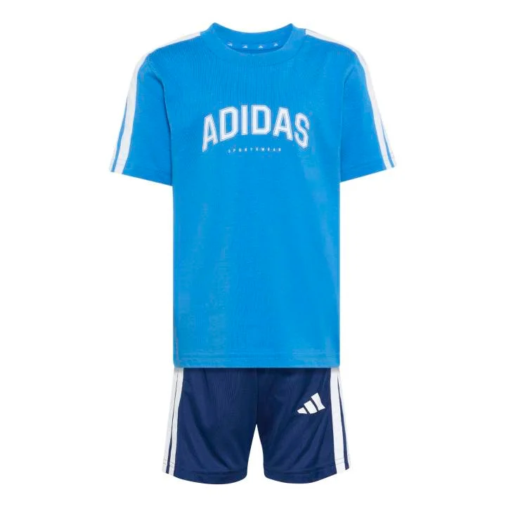 Φωτογραφία προϊόντος: adidas Little Kids Collegiate Set Παιδικό Σετ Γαλάζιο / Μπλε