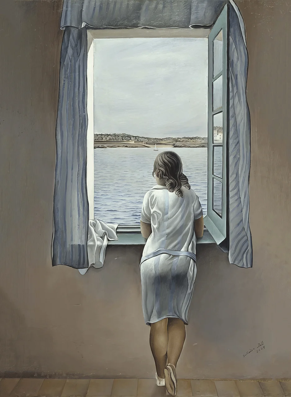 Φωτογραφία προϊόντος: Dali figure at the window Poster- Αφίσα