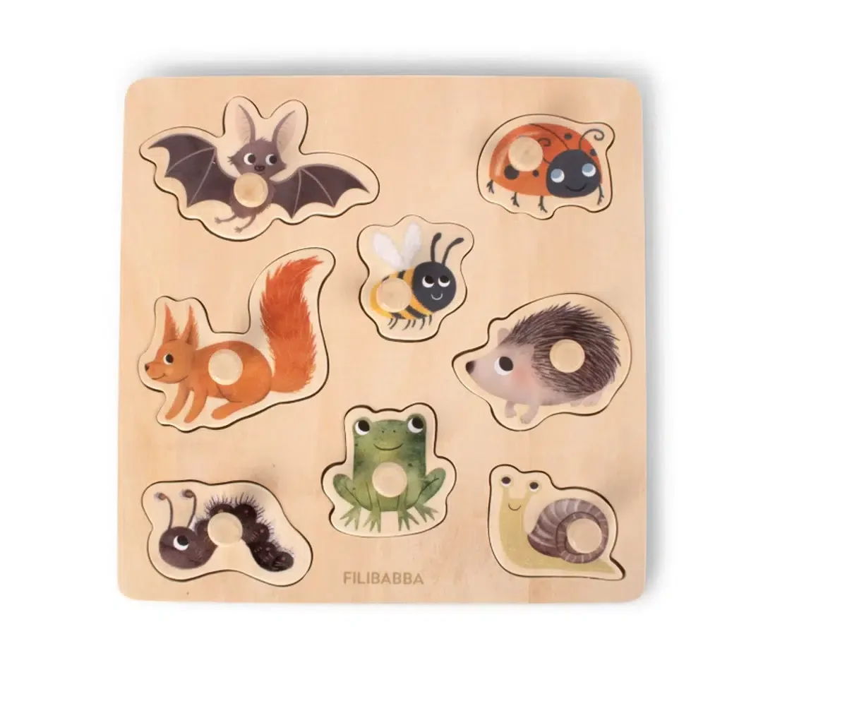 Φωτογραφία προϊόντος: Filibabba Wooden Puzzle – Forest Friends